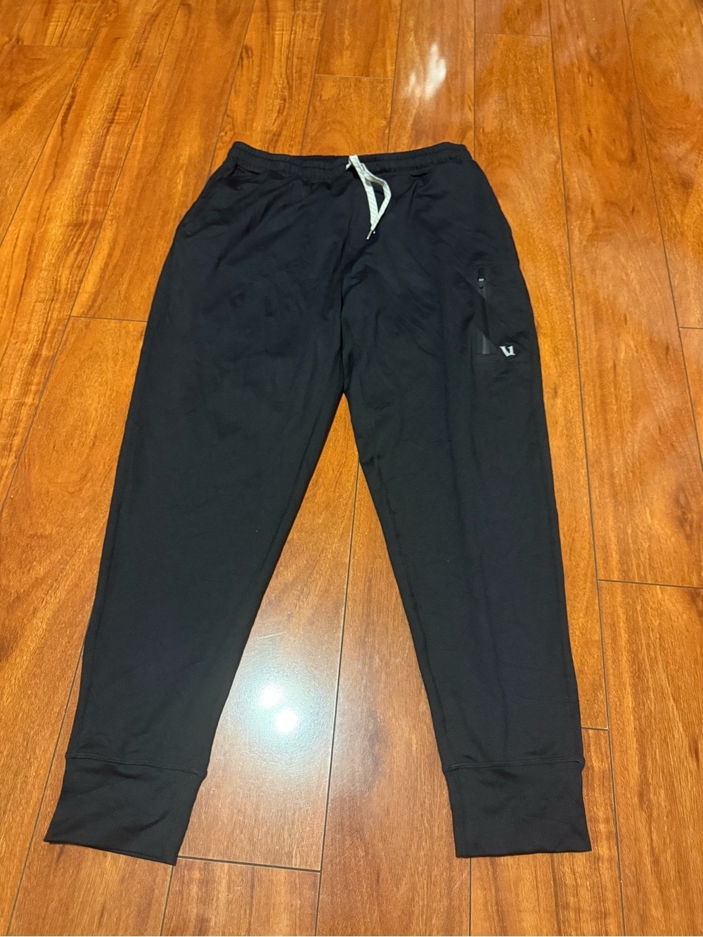 Vuori Black Men's Jogger Sweatpants with Drawstring